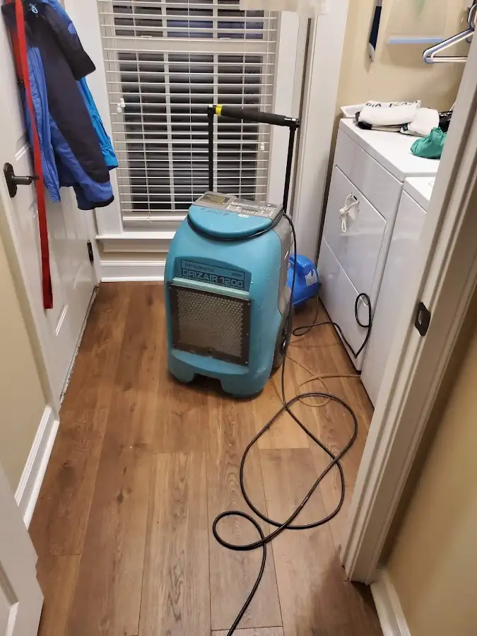 Commercial dehumidifier deployed for Flood Damage Cleanup in Lamar