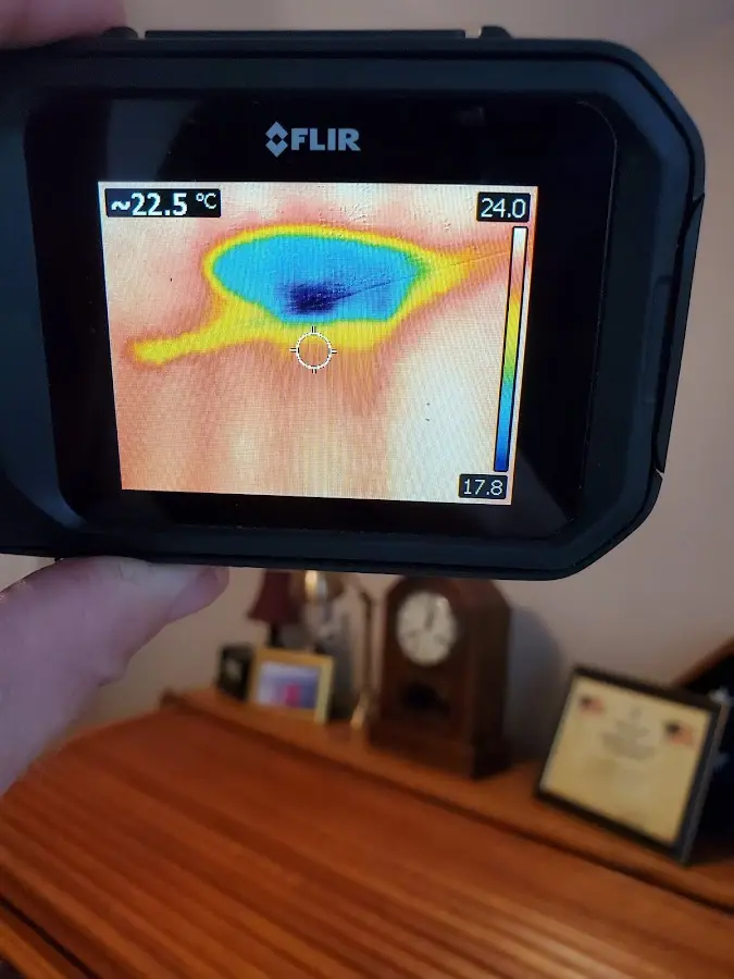 Thermal imaging inspection for water damage in Lamar