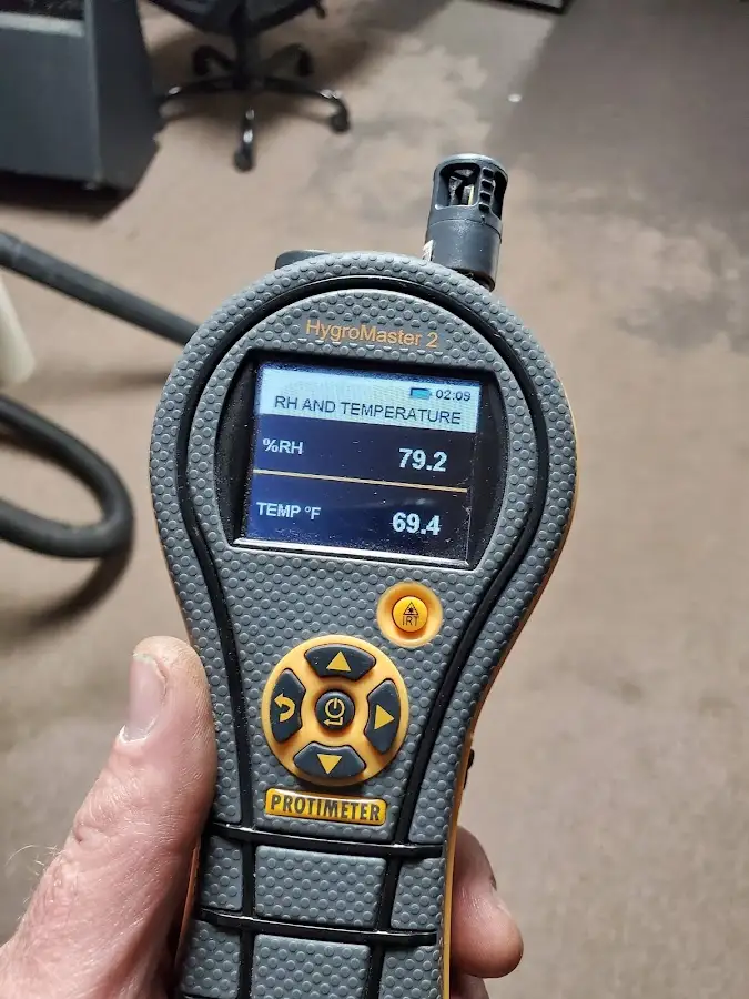 Moisture meter humidity assessment for Fire & Smoke Damage Restoration in Lamar